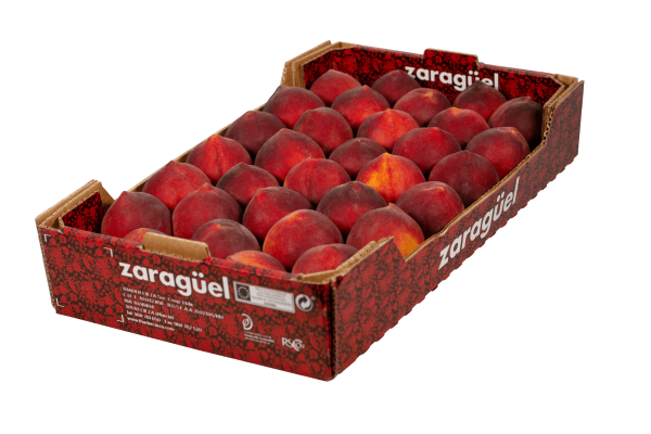 Caja melocotón rojo Caja melocotón rojo
